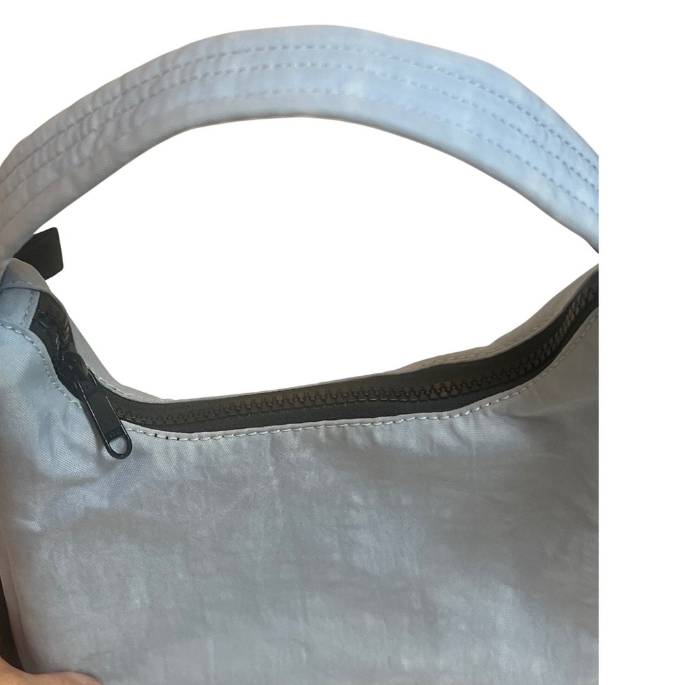 Sandy Liang x Baggu Small Nylon Crescent Bag Light Blue Bows Limited Edition - Picture 5 of 12
